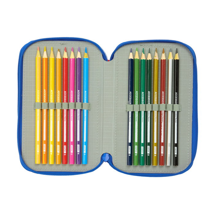 Fourre-tout Mickey Mouse Clubhouse Today Bleu 12,5 x 19,5 x 5,5 cm 37 Pièces