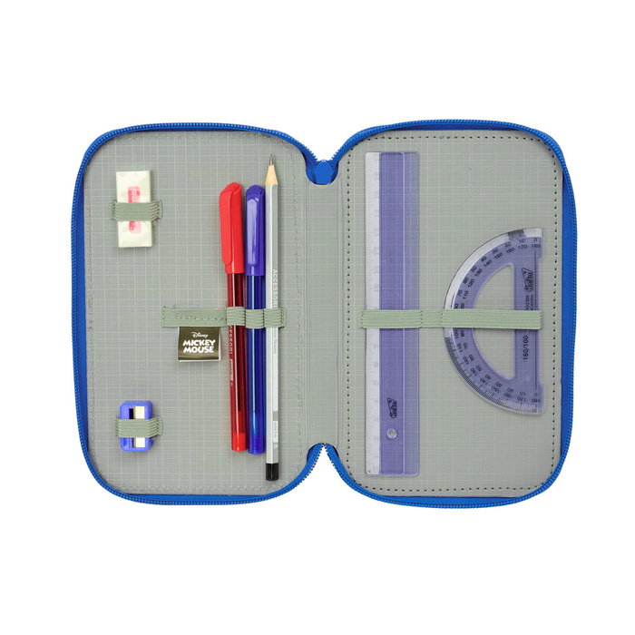 Fourre-tout Mickey Mouse Clubhouse Today Bleu 12,5 x 19,5 x 5,5 cm 37 Pièces