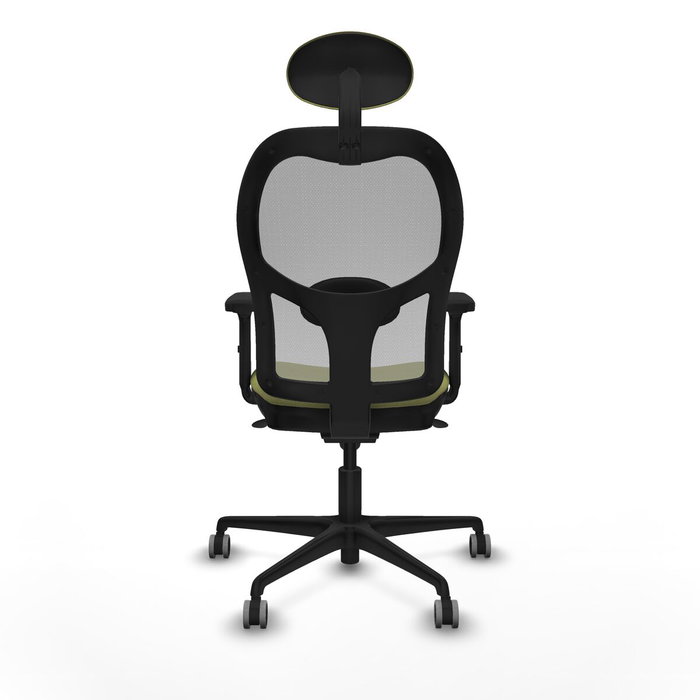 Piqueras y Crespo 2D036G1 Chaise de Bureau avec Appui-tête Vert Olive