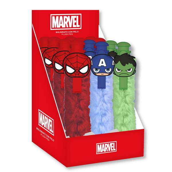 Cerdá Stylo-plume peluche Avengers T.Unica - Stylo à encre avec peluche personnage - Âge minimum 3 ans - Bleu Cerdá Stylo-plume peluche Avengers T.Unica - Stylo à encre avec peluche personnage - Âge minimum 3 ans - Bleu