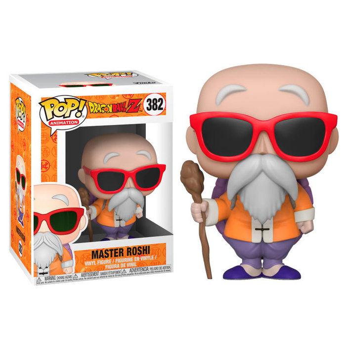Funko Pop! Vinyl - Dragon Ball Z - Gohan déguisé en Maître Roshi avec Bâton - Figure de Collection 9 cm Funko Pop! Vinyl - Dragon Ball Z - Gohan déguisé en Maître Roshi avec Bâton - Figure de Collection 9 cm