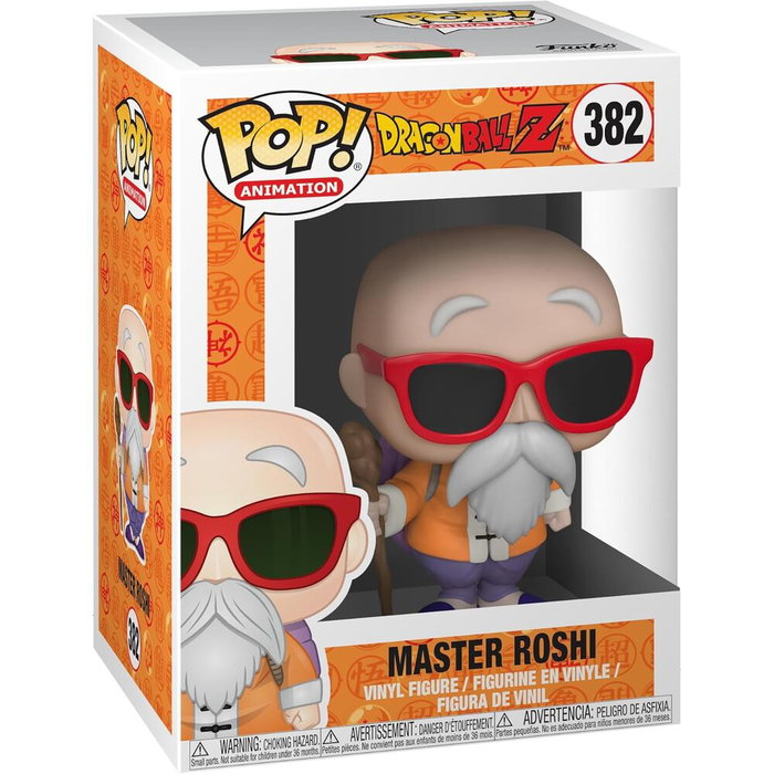 Funko Pop! Vinyl - Dragon Ball Z - Gohan déguisé en Maître Roshi avec Bâton - Figure de Collection 9 cm Funko Pop! Vinyl - Dragon Ball Z - Gohan déguisé en Maître Roshi avec Bâton - Figure de Collection 9 cm