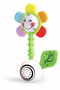 Hape - Sonajero-mordedor flor shake & sparkle rattle 0-18 m - Jouet d'éveil et anneau de dentition pour bébé de 0 à 18 mois