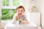 Hape - Sonajero-mordedor flor shake & sparkle rattle 0-18 m - Jouet d'éveil et anneau de dentition pour bébé de 0 à 18 mois