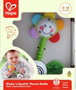 Hape - Sonajero-mordedor flor shake & sparkle rattle 0-18 m - Jouet d'éveil et anneau de dentition pour bébé de 0 à 18 mois