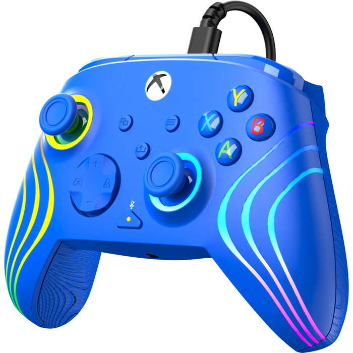 Turtle Beach Afterglow Wave Manette de jeu RGB - Bleu - Filaire