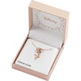 Disney Pendentif La Belle et la Bête Rose en Argent 925 - Collier Bijou Fantaisie