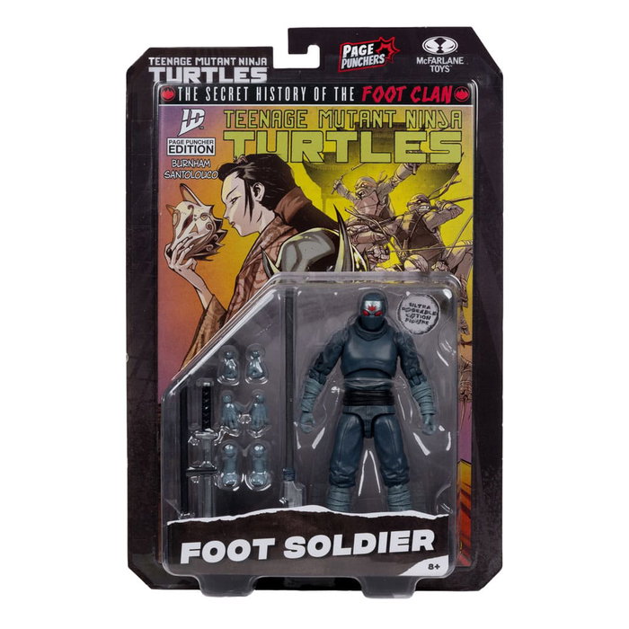 McFarlane Toys Tortues Ninja Page Punchers Foot Soldier 14 cm