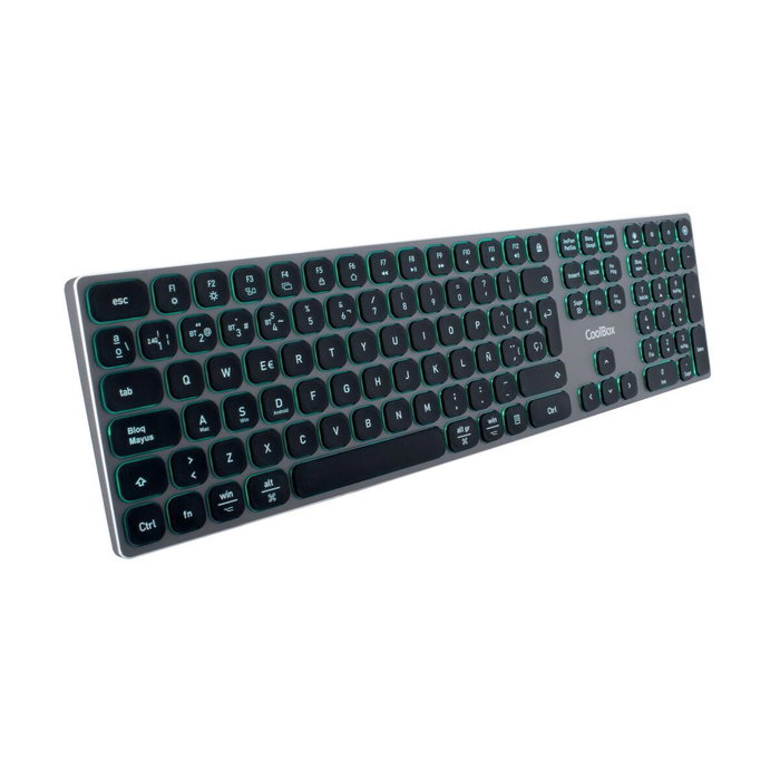 clavier et souris CoolBox COO-TEW02-BKB Noir