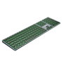 Coolbox Moonlight Key B431 Clavier sans fil rétroéclairé en aluminium Bluetooth 5.1 + RF 2.4GHz