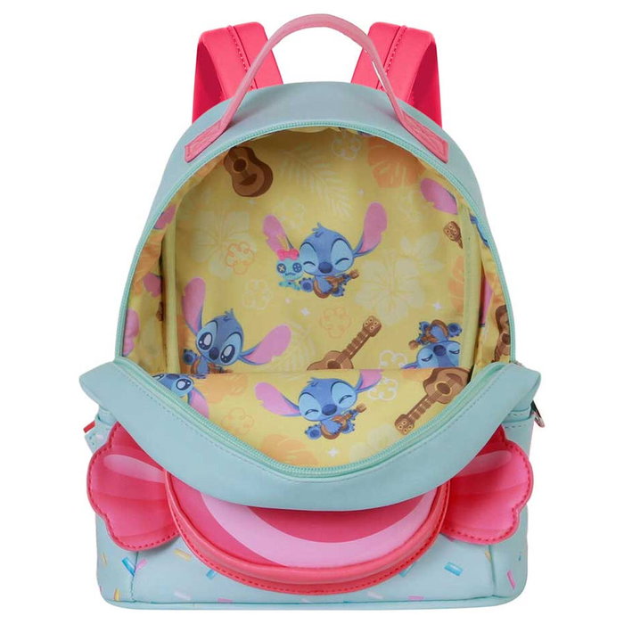 Karactermania Sac à dos Lilo & Stitch Bleu 25x22x15cm Karactermania Sac à dos Lilo & Stitch Bleu 25x22x15cm