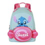 Karactermania Sac à dos Lilo et Stitch pour enfants, urbain, PVC et polyester, 25 x 22 x 15 cm, bleu