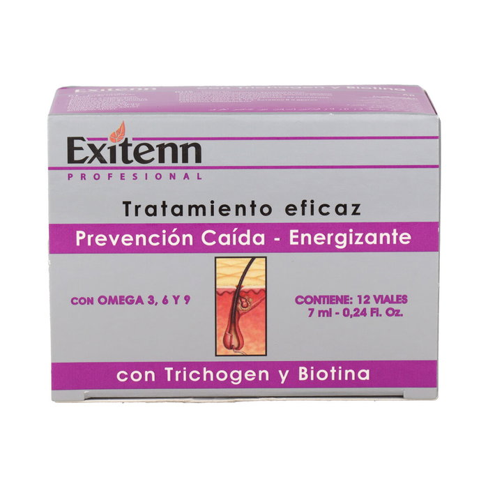 Exitenn Trichogen Anticaida Energizante - Traitement antichute stimulant pour cuir chevelu - 12 Viales de 8 mL Exitenn Trichogen Anticaida Energizante - Traitement antichute stimulant pour cuir chevelu - 12 Viales de 8 mL