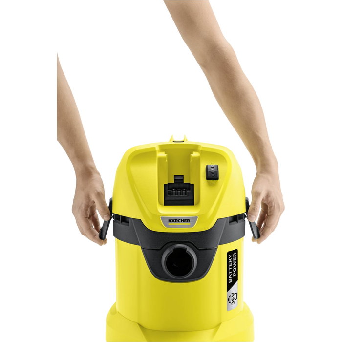 Karcher Aspirateur eau et poussière sans fil WD 3 - 17L - Batterie 36V/2,5Ah
