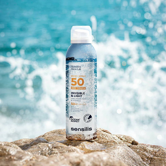 Sensilis INVISIBLE & LIGHT Spray Corporel SPF50+ Pack 2 x 200 ml