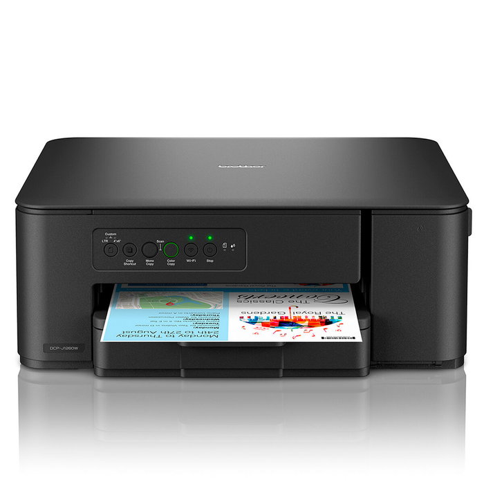 Brother DCP-J1260W Imprimante Multifonction Jet d'Encre, Noir