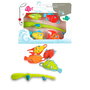 TACHAN - Jeu de pêche pour baignoire avec canne et 4 poissons colorés - Développe la motricité fine et coordination - Dès 3 ans