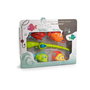 TACHAN - Jeu de pêche pour baignoire avec canne et 4 poissons colorés - Développe la motricité fine et coordination - Dès 3 ans