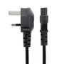 Startechcom Cable d'alimentation BS1363 vers C5 Trèfle 1 mètre Noir