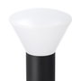 Balise LED extérieure Sonsonate 60 cm, 5 W, 3 000 K, Noir mat