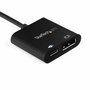 Adaptateur USB C vers DisplayPort Startech CDP2DP14UCPB Noir