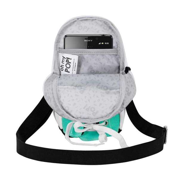 Karactermania Sac bandoulière OMP! Sneakers Mint en PU - Dimensions : 22 x 17 x 7 cm - Couleur : Turquoise Karactermania Sac bandoulière OMP! Sneakers Mint en PU - Dimensions : 22 x 17 x 7 cm - Couleur : Turquoise