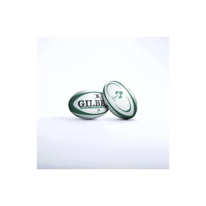 Gilbert Ballon de rugby Irlande Supporter Taille 4 - Lot de 5 - Pour entraînement et collection Gilbert Ballon de rugby Irlande Supporter Taille 4 - Lot de 5 - Pour entraînement et collection