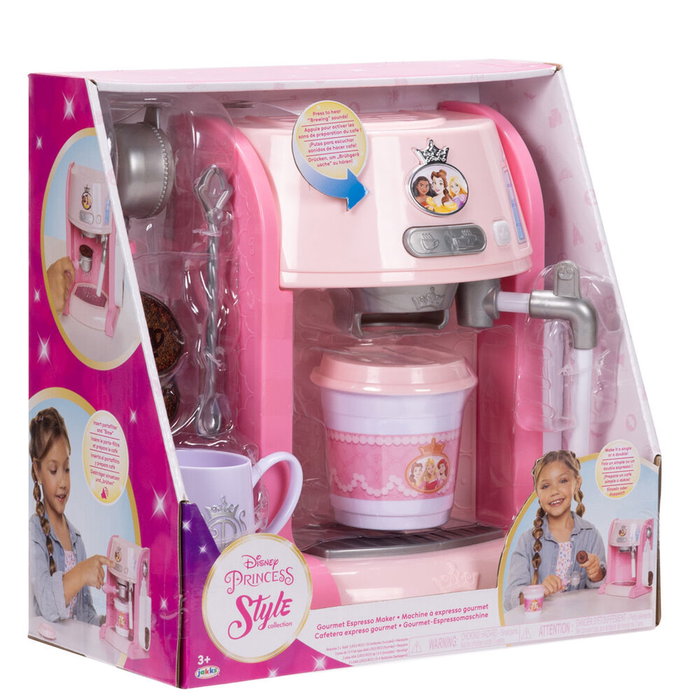 Disney - Cafetière Espresso Gourmet Princesas Disney - Machine à café compacte (27 x 24 x 12 cm)