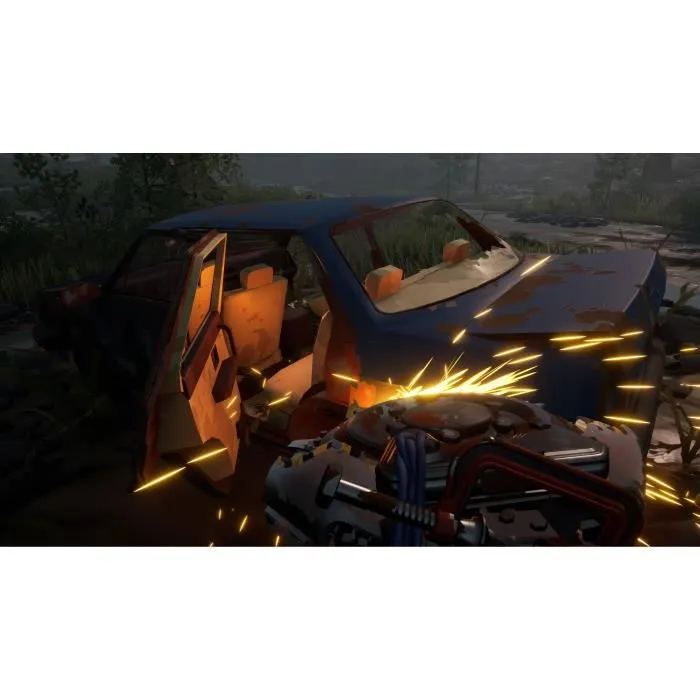 Just For Games Pacific Drive - Jeu de survie et de conduite en vue subjective pour PlayStation 5 - Explorez la Zone d'Exclusion Olympique et améliorez votre voiture