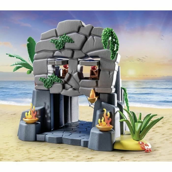 Playmobil Île au trésor pirate et monstre marin 71531