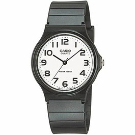 Montre Unisexe Casio MQ-24-7B2LEG Blanc Noir (Ø 34 mm)
