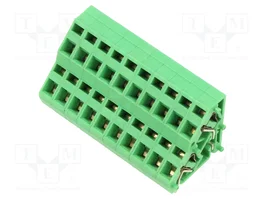 PHOENIX CONTACT ZFKKDS1.5-5.08 Barre de serrage pour PCB 12A 400V vert