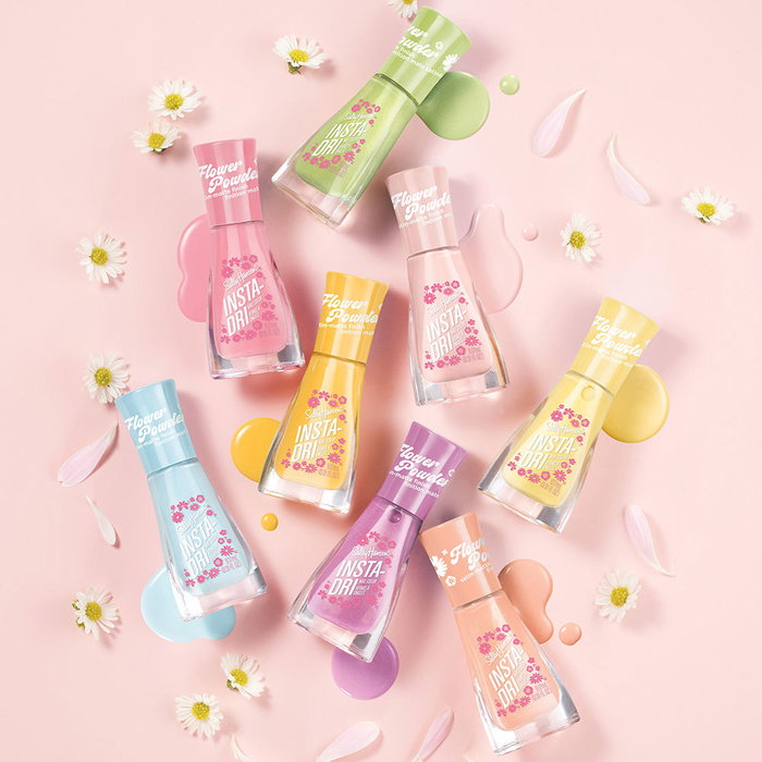 Sally Hansen Vernis à Ongles INSTA-DRI FLOWER POWDER n° 141 - Pivoine Pace 9,17 ml, Séchage 60 secondes