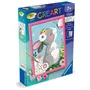 Ravensburger - Kit de Peinture par Numéros CreArt Kids 25836 - Lapin et Papillon - 18x24 cm - À Partir de 7 Ans