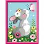 Ravensburger - Kit de Peinture par Numéros CreArt Kids 25836 - Lapin et Papillon - 18x24 cm - À Partir de 7 Ans
