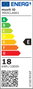 Muvit Plafonnier LED Wifi Io 18W 1400 Lumens Blanc Réglable