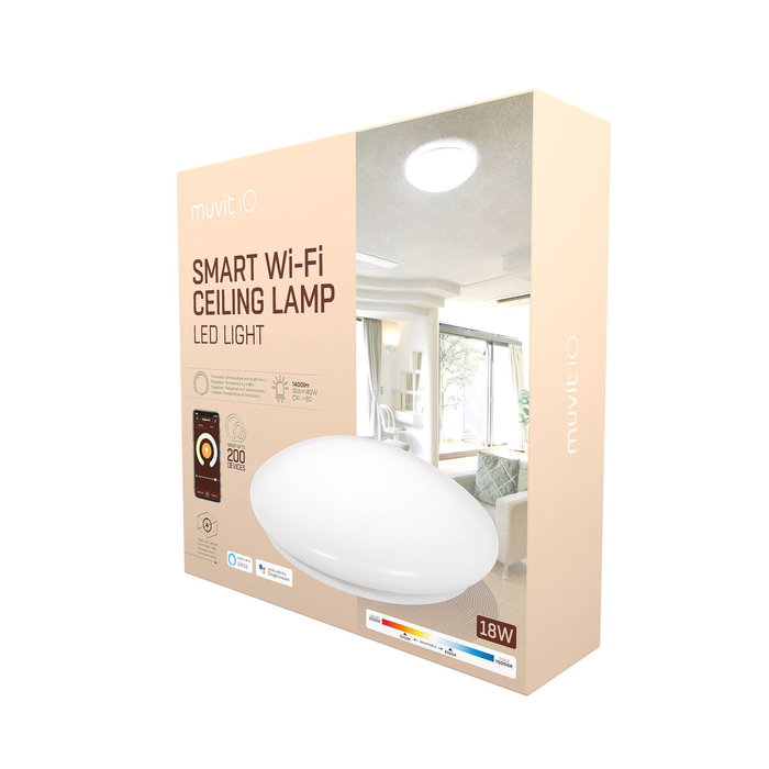 Suspension muvit iO iO Blanc Métal Wi-Fi (2700 K) (6500 K) Suspension muvit iO iO Blanc Métal Wi-Fi (2700 K) (6500 K)