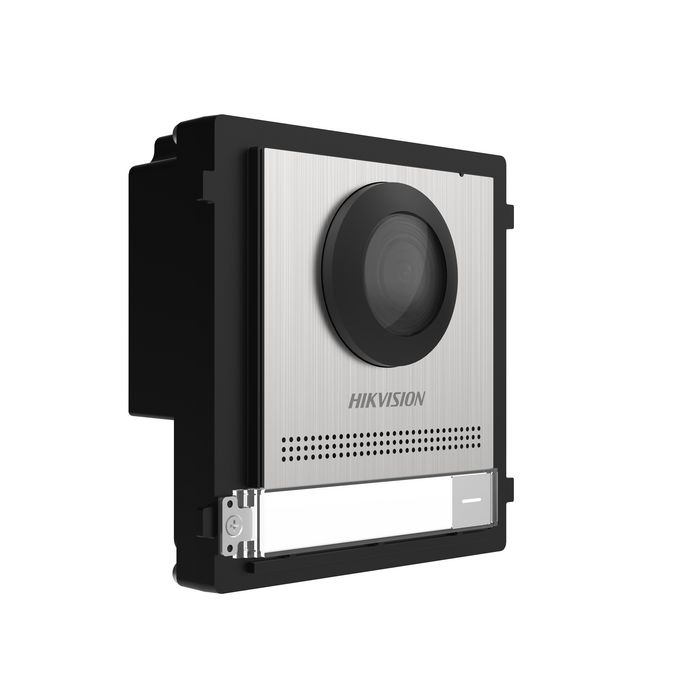 Hikvision KD8 Series - Station de porte modulaire Pro - Interphone vidéo 2MP IP avec oeil de poisson, bouton d'appel, relais de verrouillage, entrées alarme, IP65 et PoE