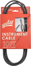 Aguilar Cable Instrumento Jack-Jack SS 3 m - Noir, Câble Guitare/Basse avec Connecteurs Neutrik