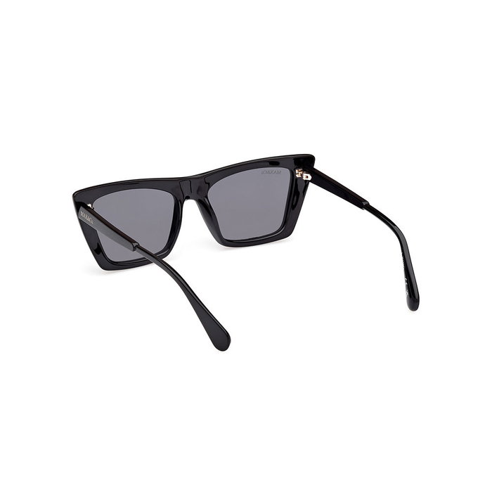 Max & Co MO0122 01A - Lunettes de soleil femme modèle œil de chat, branches 140 mm, pont 17 mm, verres 54 mm