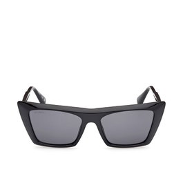 Max & Co MO0122 01A - Lunettes de soleil femme modèle œil de chat, branches 140 mm, pont 17 mm, verres 54 mm