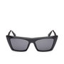 Max & Co MO0122 01A - Lunettes de soleil femme modèle œil de chat, branches 140 mm, pont 17 mm, verres 54 mm