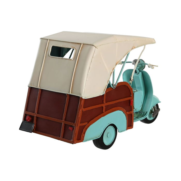 Figurine Décorative DKD Home Decor Bleu Rouge Vintage 38 x 16 x 22 cm (2 Unités)