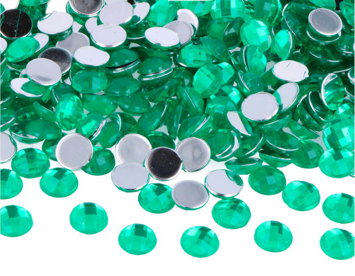 Innspiro Gemmes décoratives acryliques cercle vert 10mm 2000u. approx. Innspiro Gemmes décoratives acryliques cercle vert 10mm 2000u. approx.