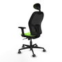 Piqueras y Crespo Chaise de Bureau avec Appui-tête Jorquera 2D036G1 Pistache