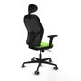 Piqueras y Crespo Chaise de Bureau avec Appui-tête Jorquera 2D036G1 Pistache