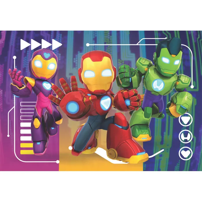 Clementoni - Puzzle 60 pièces Marvel Iron Man - 33.5 x 23.5 cm - Héros et Super-héros pour Enfants