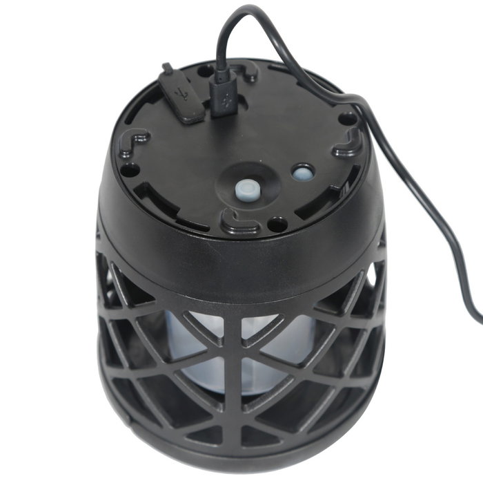 Estaque effet feu solaire rechargeable/USB IP65 noir Estaque effet feu solaire rechargeable/USB IP65 noir