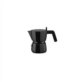 Alessi Moka Black Cafetière Espresso 1 Tasse Noir