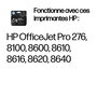 HP - Cartouche d'encre Noire Grande Capacité 950XL - Authentique - Environ 2300 pages - Compatible OfficeJet Pro 8616, 8640 - Haute qualité d'impression résistante